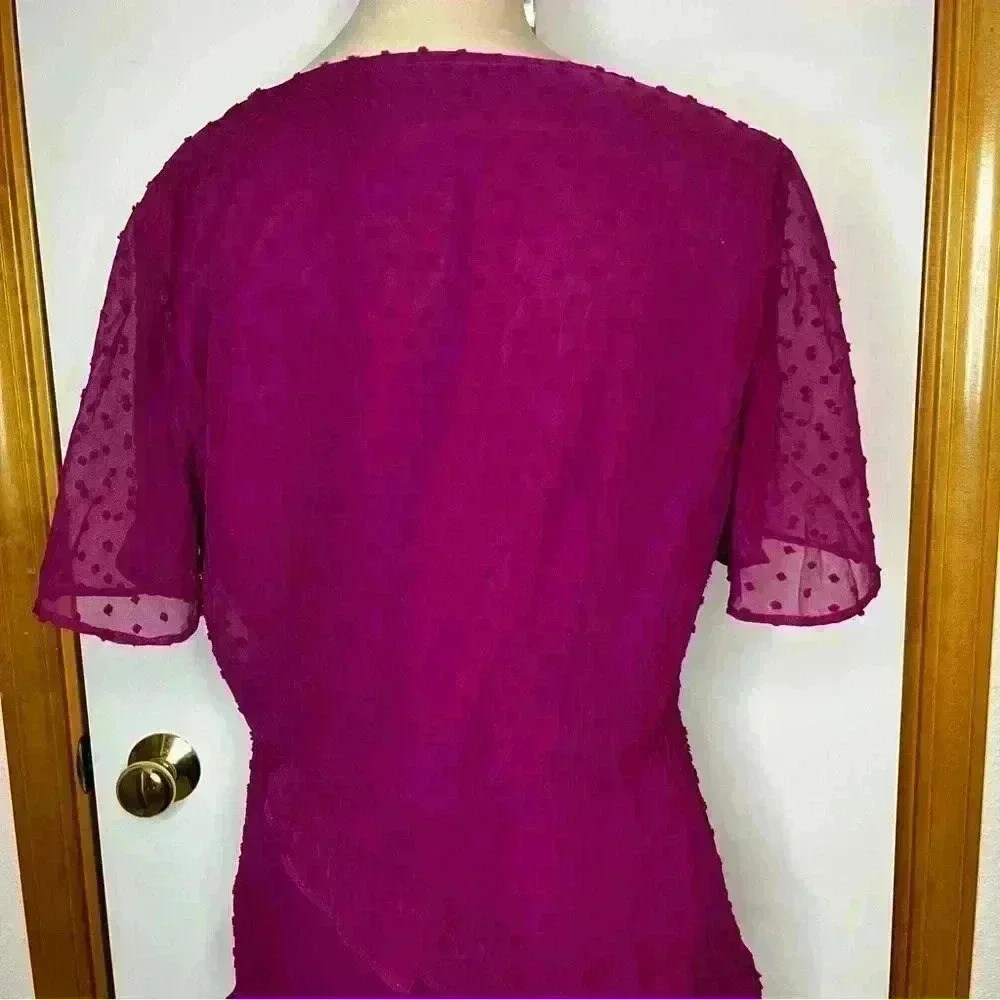Lulu's Ruffled Midi Dress - Picture 10 of 15